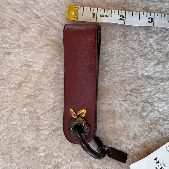 Coach Tea Rose Key Loop - Picture 2 of 6